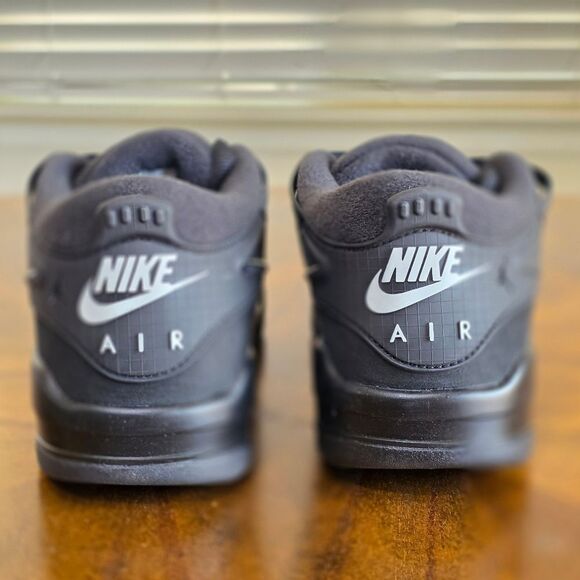 Nike Air Jordan 4 RM "Black Cat" GS 7Y Women's 8.5 FQ7938-004 Nubuck Suede New - Picture 5 of 16